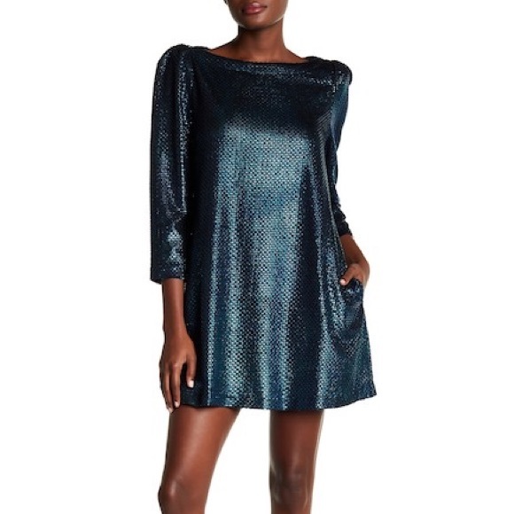COPY - Free People Metallic Party Dress - Picture 1 of 7
